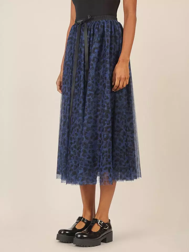 APART Spódnica w kolorze niebiesko-czarnym rozmiar: 38