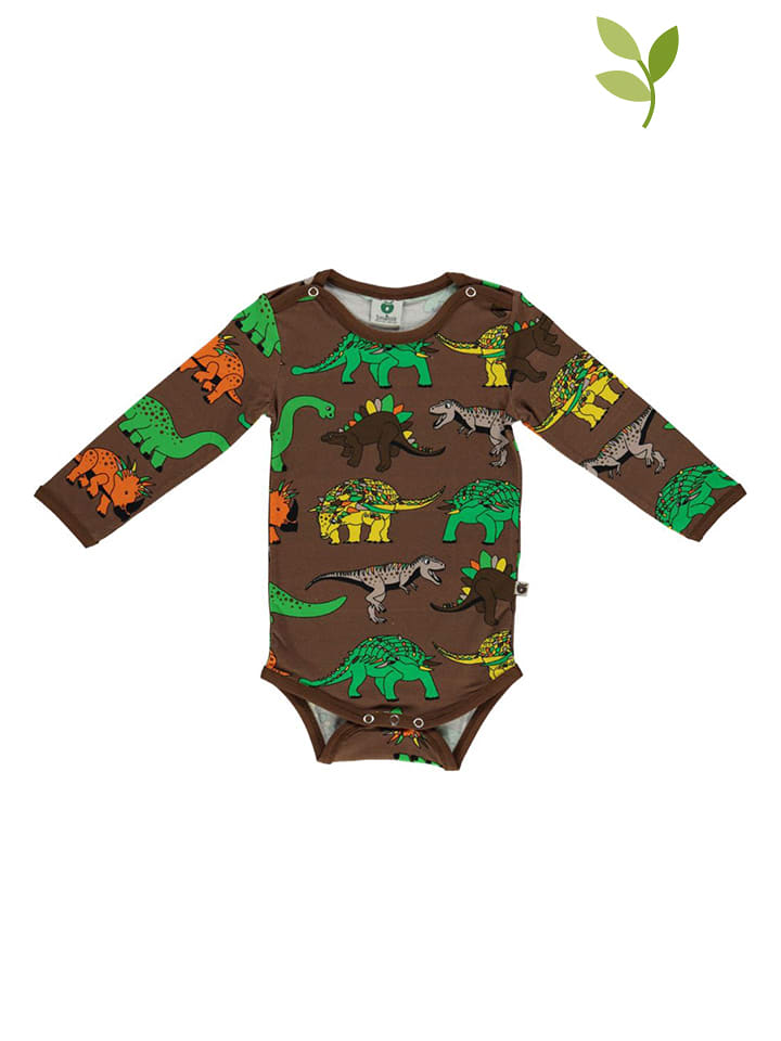 Body "Dinosauer" w kolorze brązowym