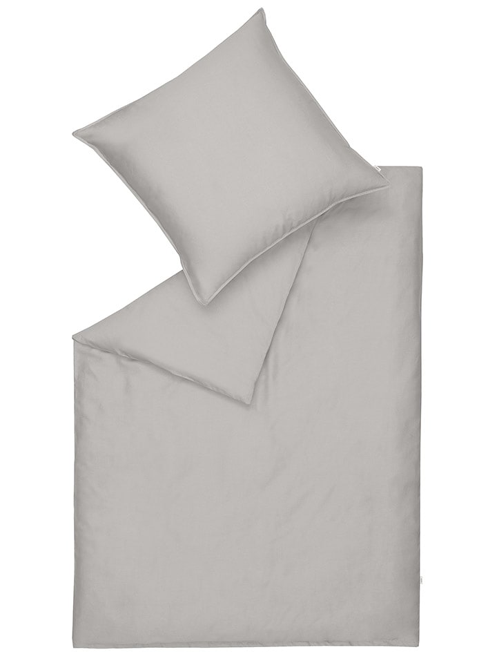 ESPRIT Komplet pościeli renforcé "Washed" w kolorze jasnoszarym rozmiar: 140x200 cm