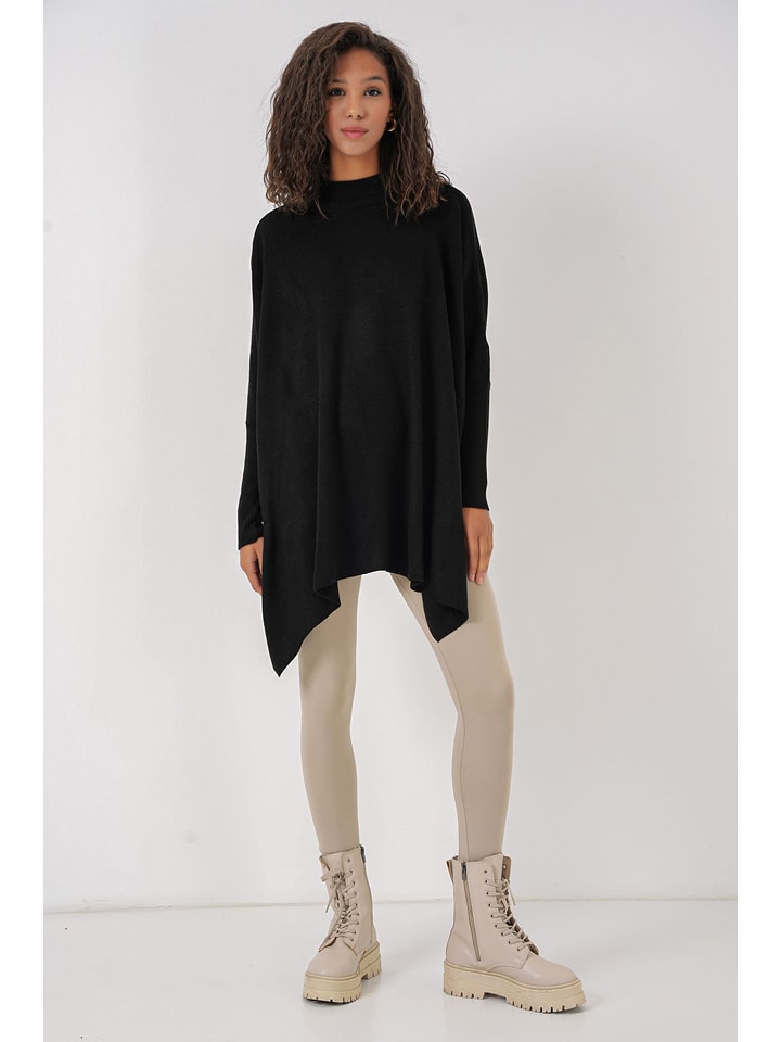 Happiness Istanbul Sweter w kolorze czarnym rozmiar: onesize