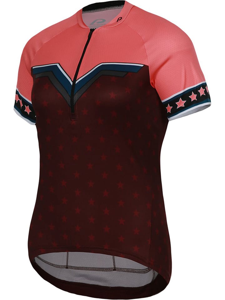 Protective Koszulka kolarska "P-Sweet Jane" w kolorze czerwono-czarnym rozmiar: 38