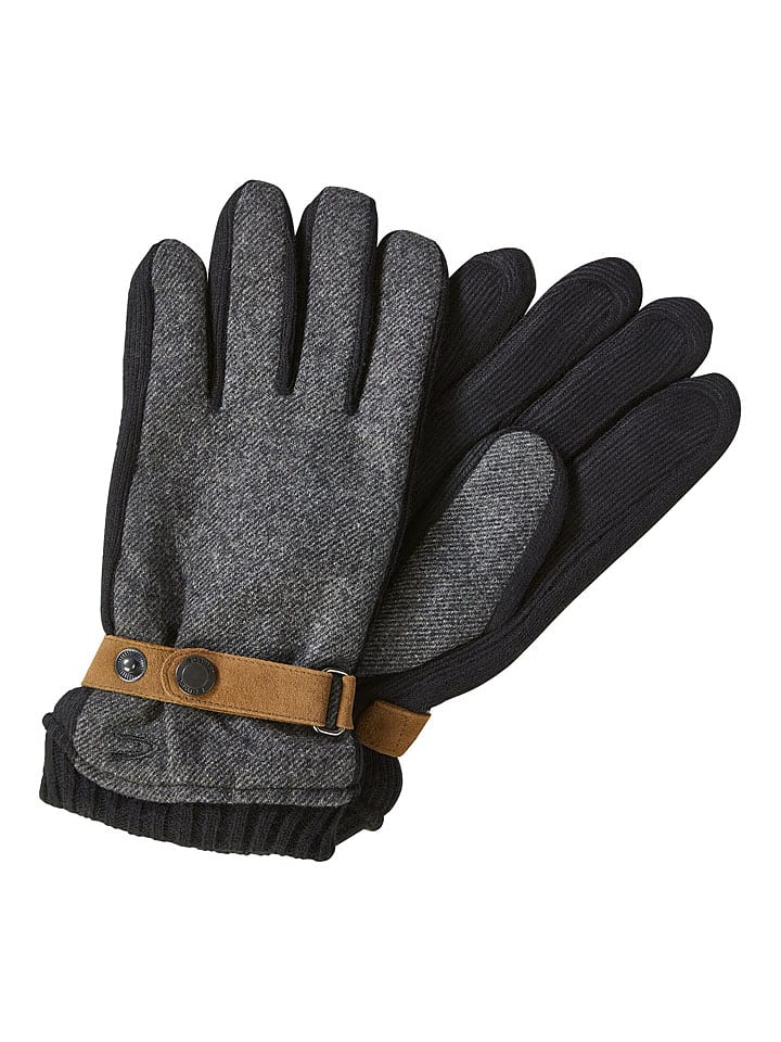 Camel Active Rękawiczki w kolorze czarno-szarym rozmiar: XL