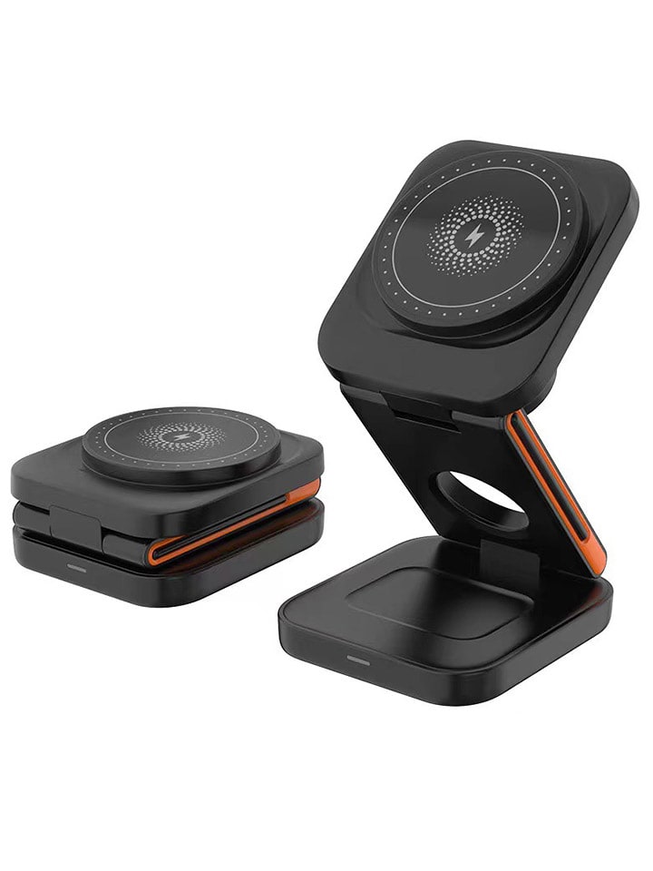 SmartCase Bezprzewodowa stacja ładująca 3w1 w kolorze czarnym rozmiar: onesize