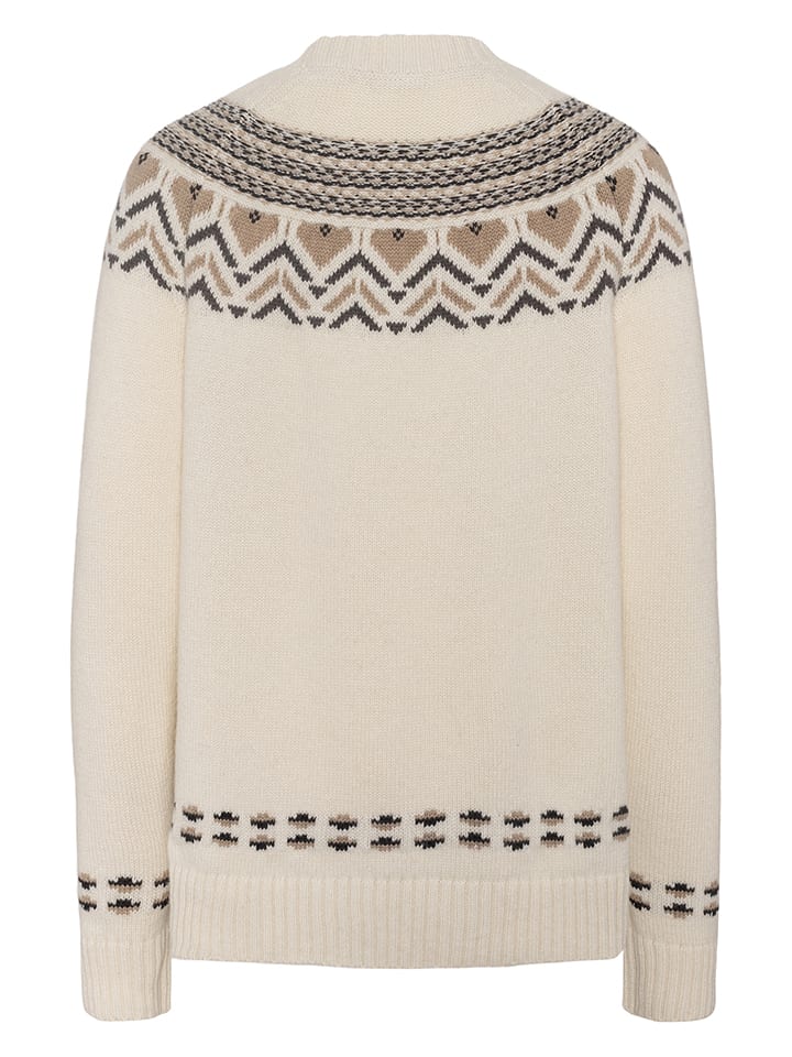 KARI TRAA Sweter "Sundve" w kolorze białym rozmiar: XL