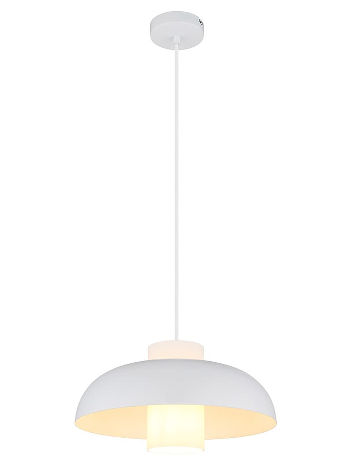 Globo lighting Lampa wisząca "Lowe" w kolorze białym - wys. 120 x Ø 38 cm rozmiar: onesize