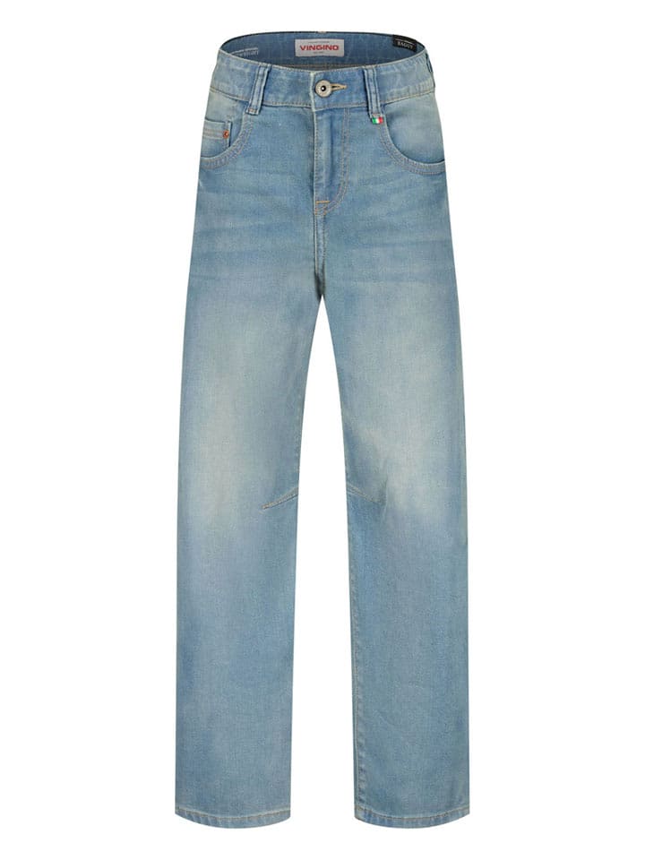 Vingino Dżinsy - Comfort fit - w kolorze błękitnym rozmiar: 140