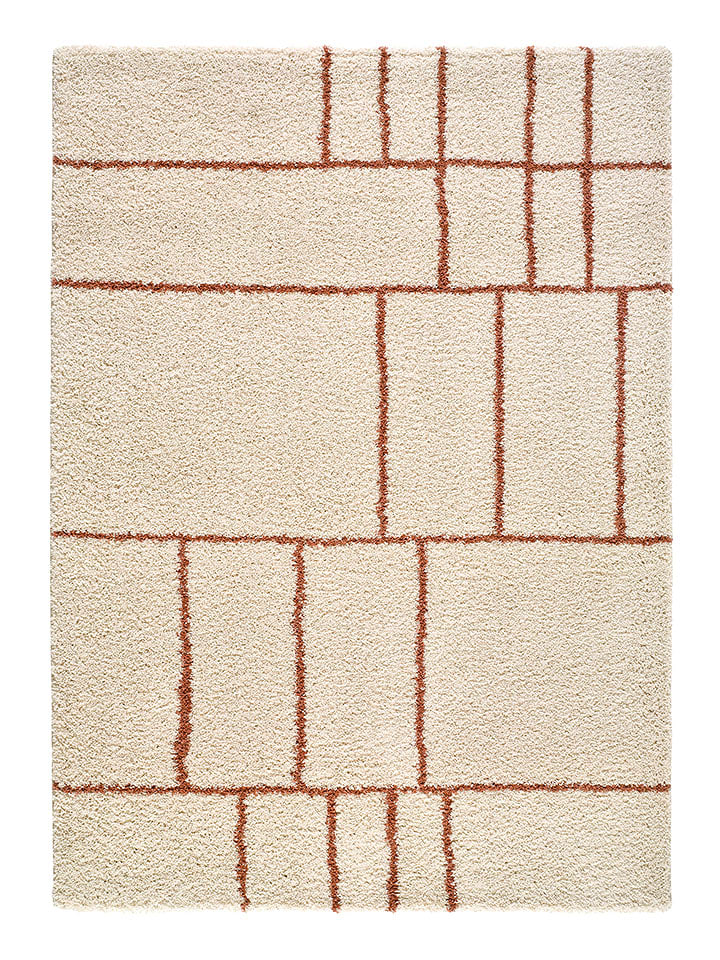 Atticgo Dywan "Helia" w kolorze kremowo-brązowym rozmiar: 133x190 cm