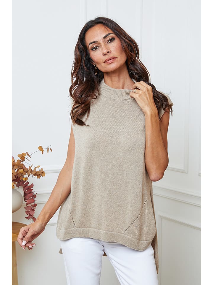 So Cachemire Sweter "Ernon" w kolorze szarobrązowym rozmiar: XL