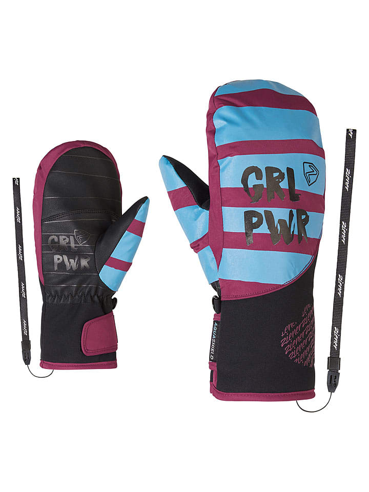 Ziener Rękawiczki narciarskie "Liwani" w kolorze błękitnym rozmiar: 6