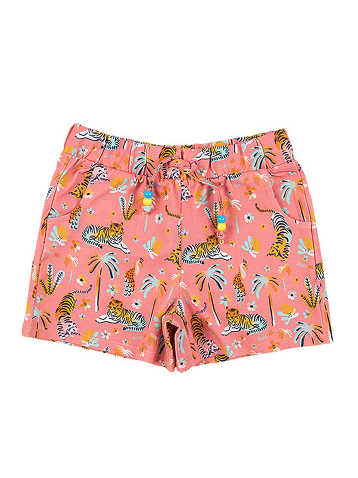 Szorty dresowe "Promise" w kolorze łososiowo-żółtym