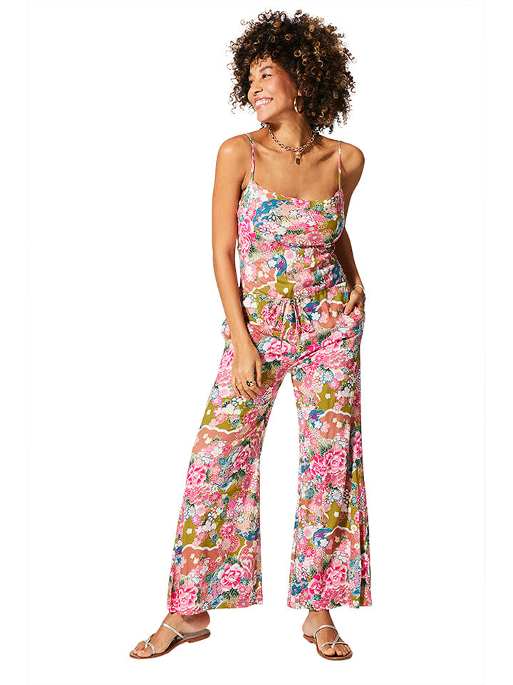 Aller Simplement Kombinezon w kolorze jasnoróżowo-zielono-niebieskim rozmiar: 34/36