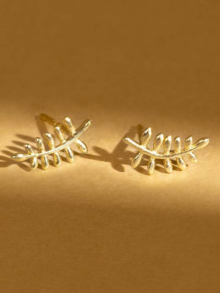 OR ÉCLAT Złote kolczyki-wkrętki rozmiar: onesize