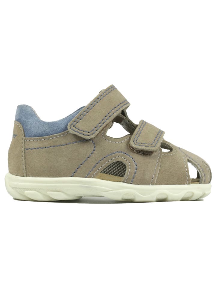 Richter Shoes Skórzane półsandały w kolorze khaki rozmiar: 26