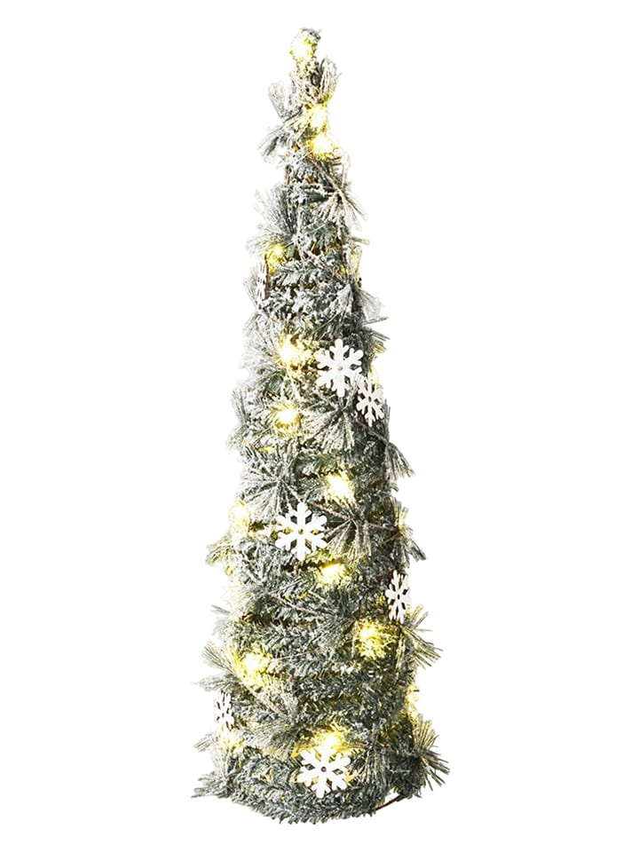 WellHome Drzewko dekoracyjne LED w kolorze zielonym - wys. 60 cm rozmiar: onesize