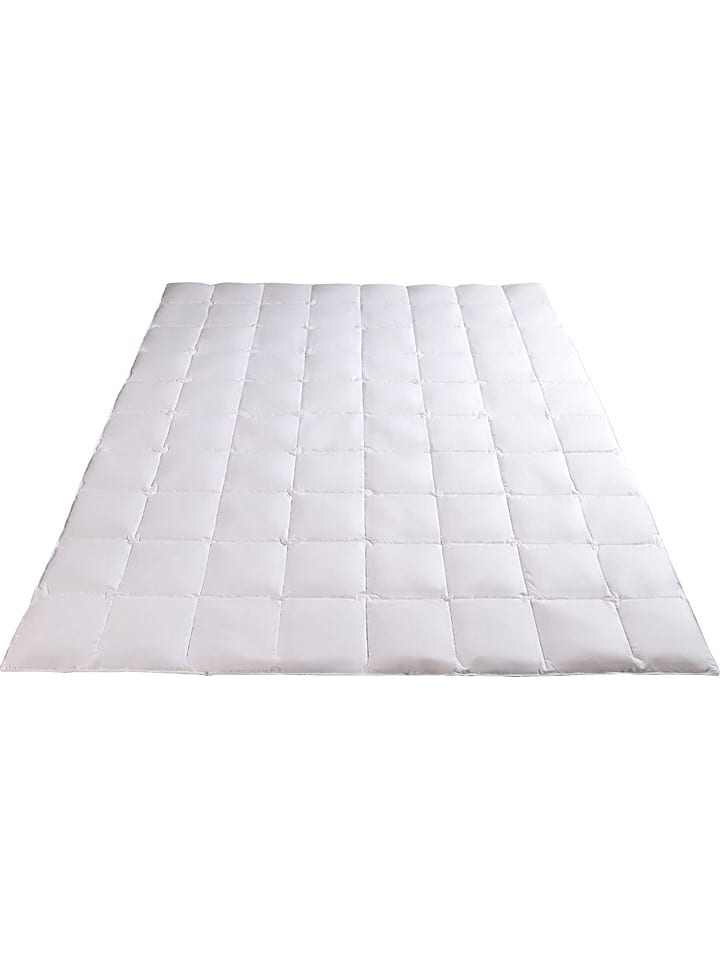 Böhmerwald Letnia kołdra puchowa w kolorze białym rozmiar: 200x200 cm