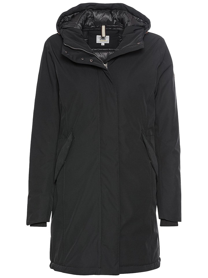 Camel Active Płaszcz przejściowy w kolorze czarnym rozmiar: 44