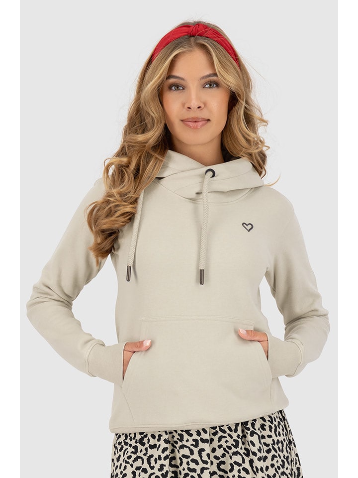 alife and kickin Bluza "Sarah" w kolorze szarobrązowym rozmiar: S