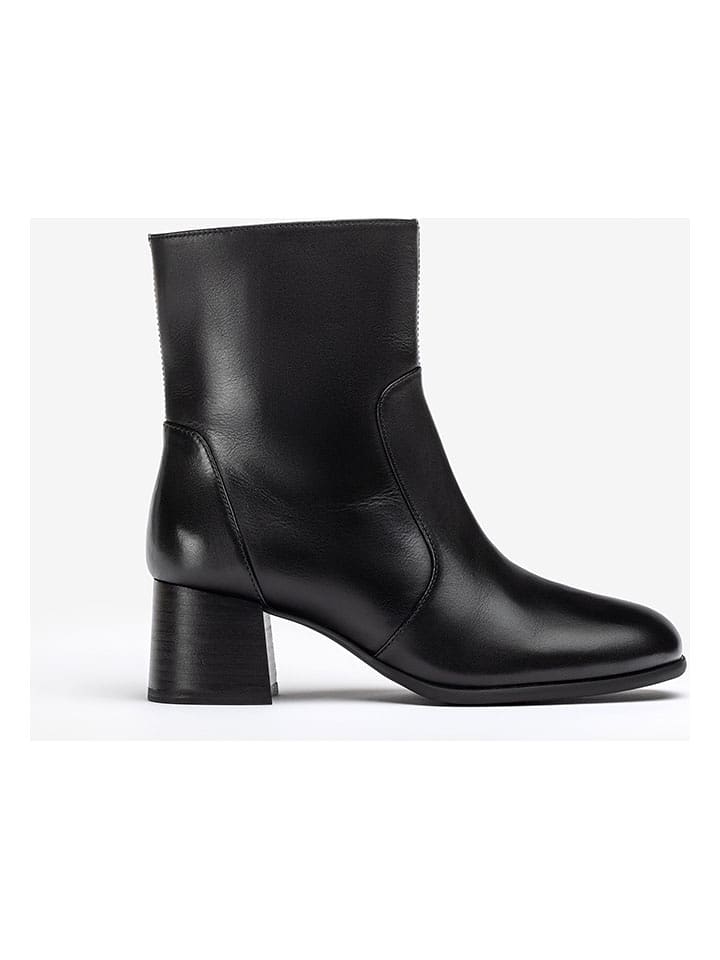 Unisa Skórzane botki w kolorze czarnym rozmiar: 38