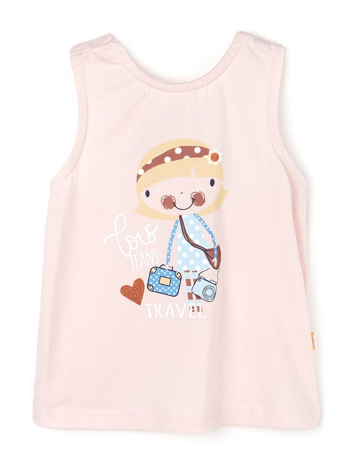 Top w kolorze jasnoróżowym