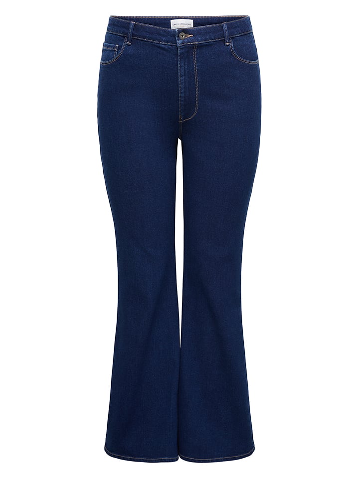 ONLY Carmakoma Dżinsy - Skinny fit - w kolorze granatowym rozmiar: 42/L32