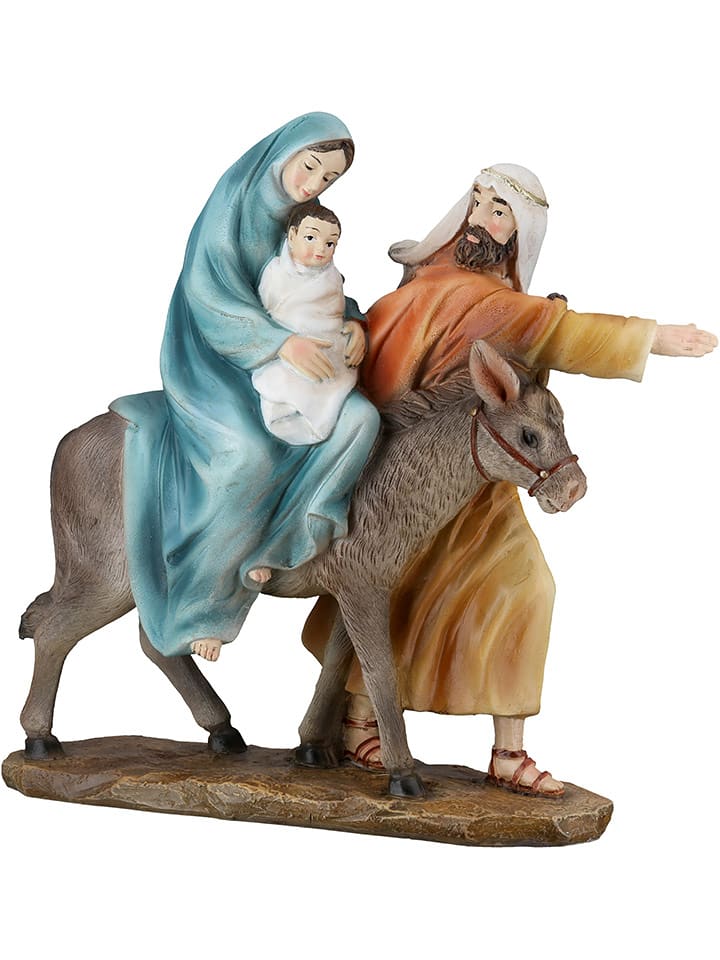 GILDE Rzeźba "Maria & Josef" ze wzorem - 21 x 20,5 x 8,5 cm rozmiar: onesize