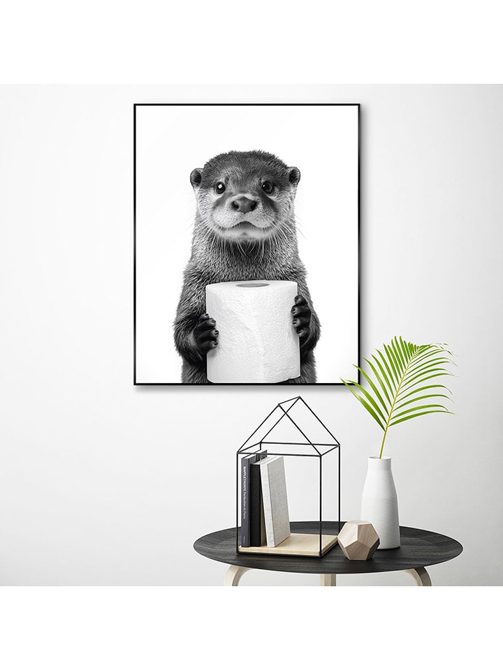 Orangewallz Druk artystyczny "Otto Brings" w ramce rozmiar: 40x50 cm