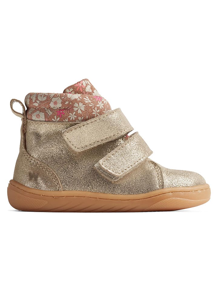 Wheat Skórzane botki w kolorze złotym rozmiar: 24