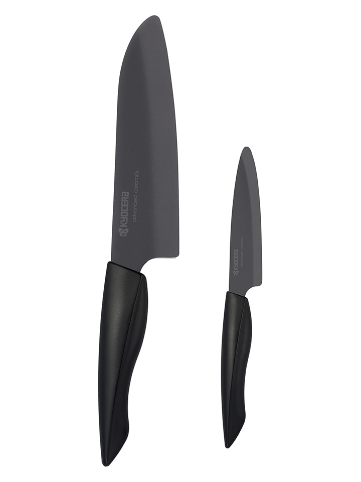 Kyocera 2-częściowy zestaw noży "Shin" w kolorze czarnym rozmiar: onesize