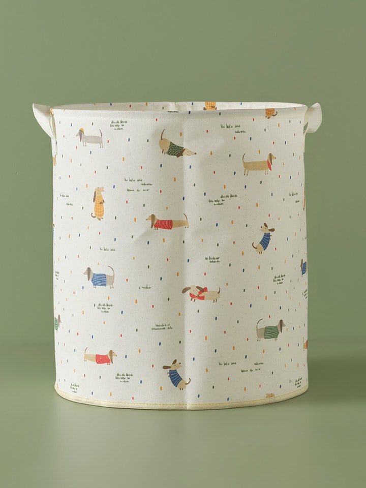 BELLA MAISON Kosz ze wzorem - wys. 40 x Ø 36 cm rozmiar: onesize