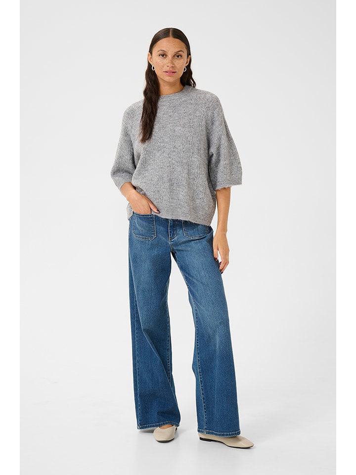 Kaffe Koszulka "Atella" w kolorze szarym rozmiar: M