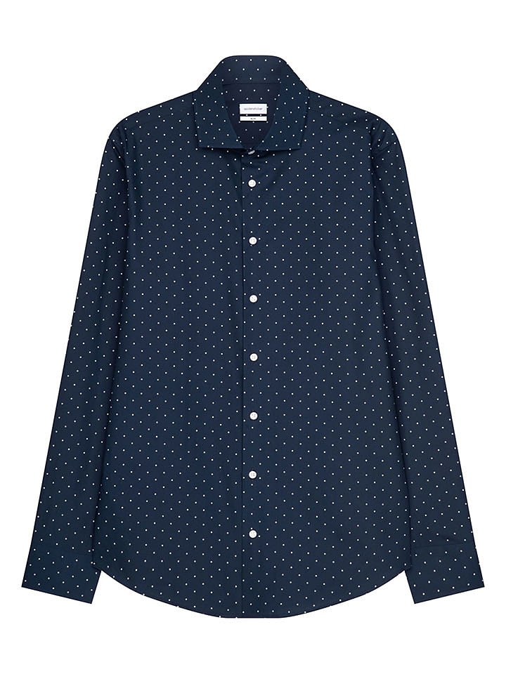 Seidensticker Koszula - Slim fit - w kolorze granatowym rozmiar: 38