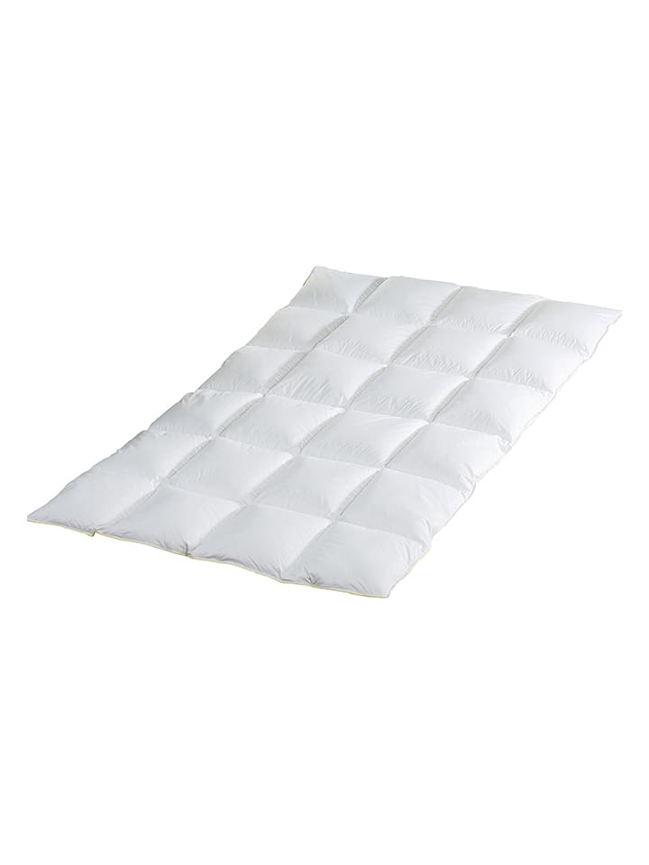 Häussling Bettwaren Zimowa kołdra puchowa "Spezial" w kolorze białym rozmiar: 135x200 cm