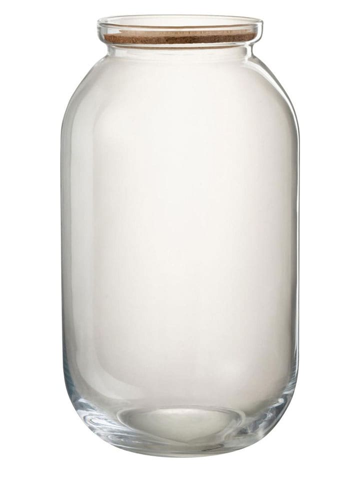 J Line Słoik w kolorze brązowym - wys. 41 x Ø 22 cm rozmiar: onesize