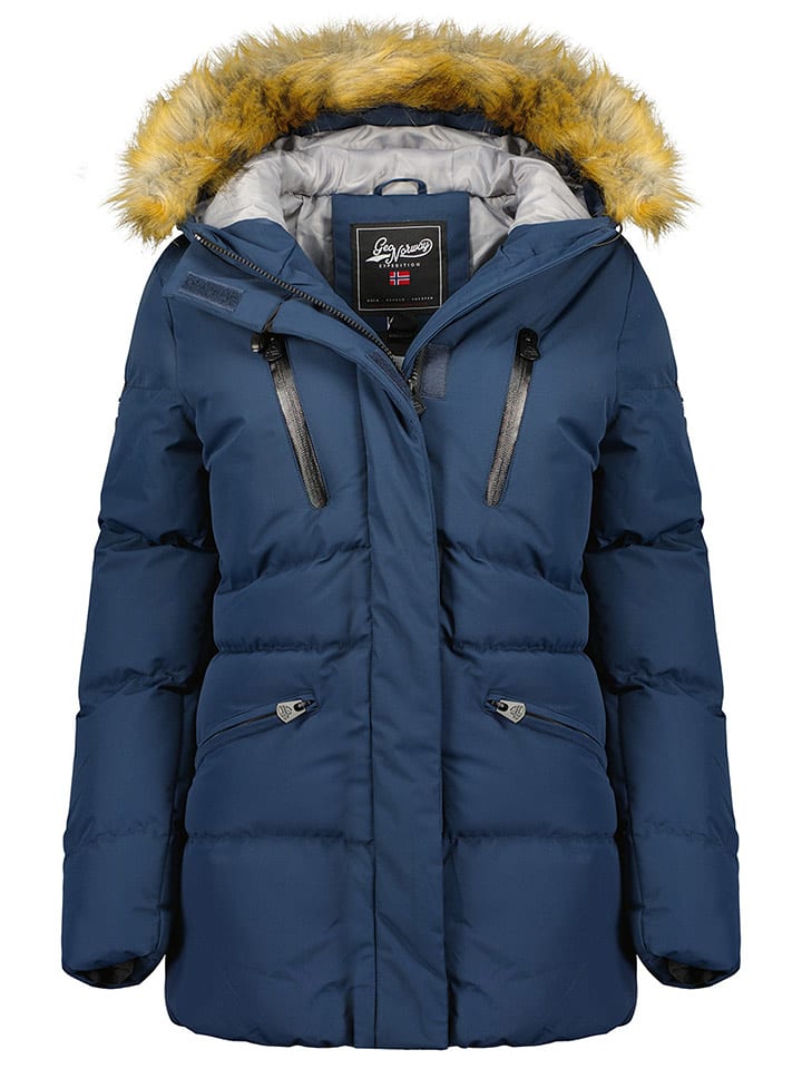 Geographical Norway Kurtka zimowa "Crown" w kolorze granatowym rozmiar: L