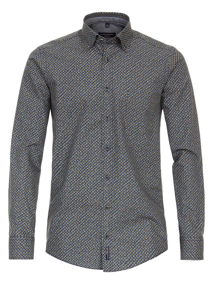 CASAMODA Koszula - Casual fit - w kolorze granatowym rozmiar: L