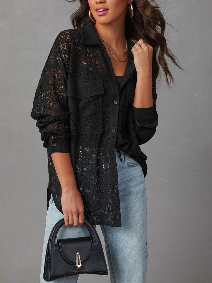 Milan Kiss Bluzka w kolorze czarnym rozmiar: XL