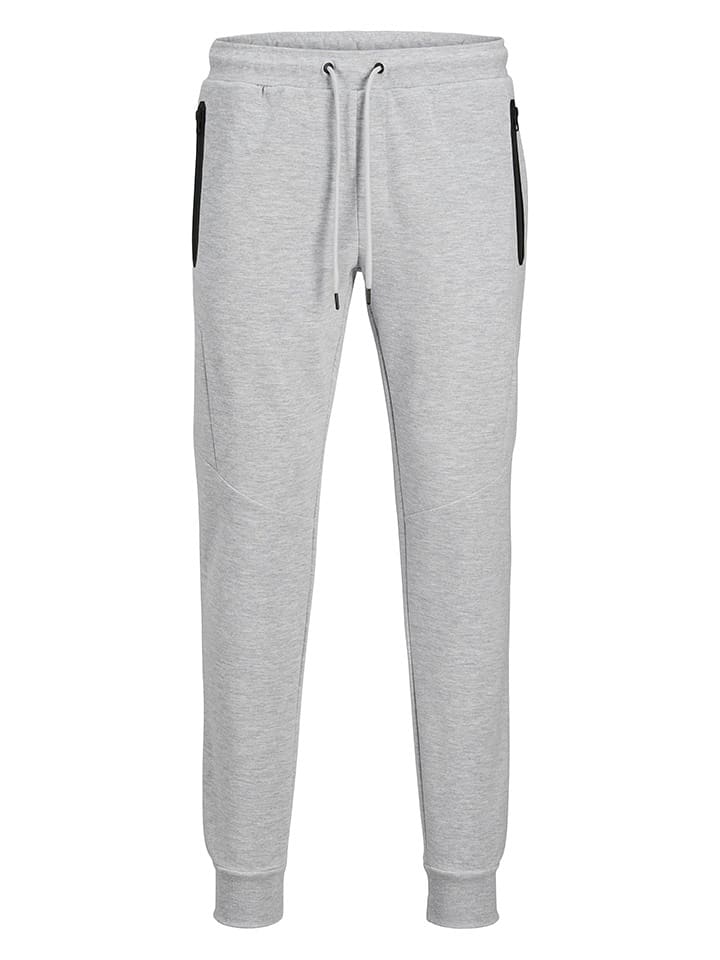 Jack & Jones Spodnie dresowe "Will" w kolorze jasnoszarym rozmiar: XXL
