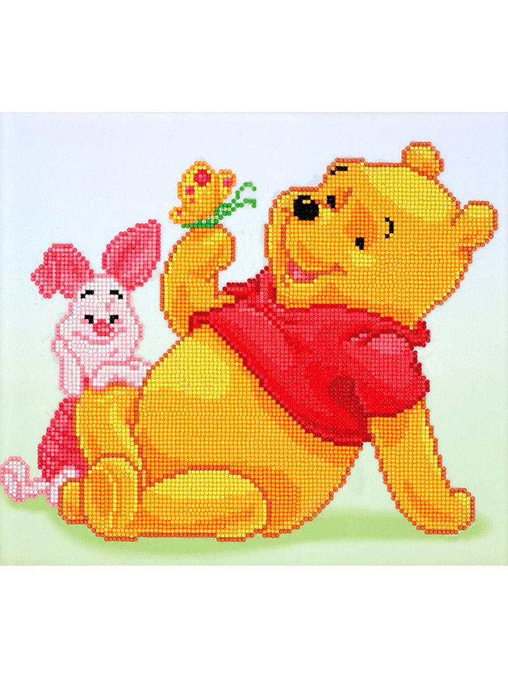 Disney Winnie Puuh Mozaika "Pooh with Piglet" ze wzorem - 6+ rozmiar: onesize