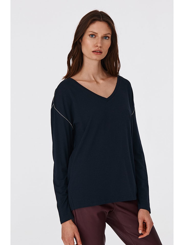 TATUUM Bluzka w kolorze granatowym rozmiar: S
