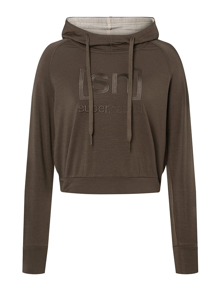 Bluza "Liquid" w kolorze brązowym