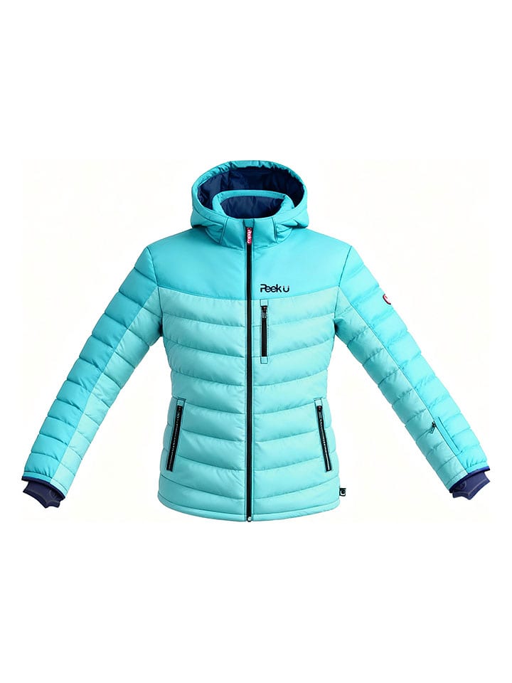 Peek U Kurtka zimowa w kolorze turkusowym rozmiar: 140