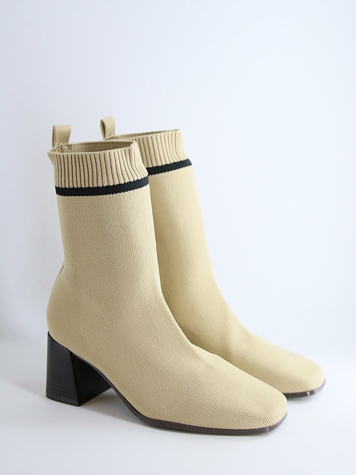 Bellucci Botki w kolorze beżowym rozmiar: 36