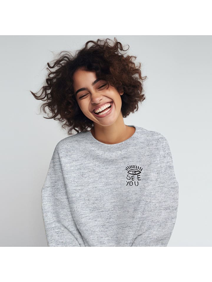 WOOOP Bluza "I see you" w kolorze szarym rozmiar: XXL