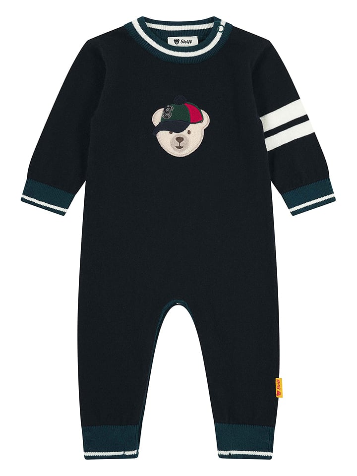 Steiff Rampers w kolorze czarnym rozmiar: 74