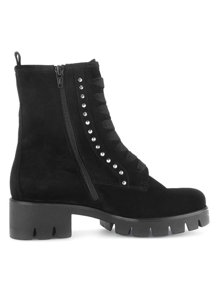 Gabor Skórzane botki w kolorze czarnym rozmiar: 40