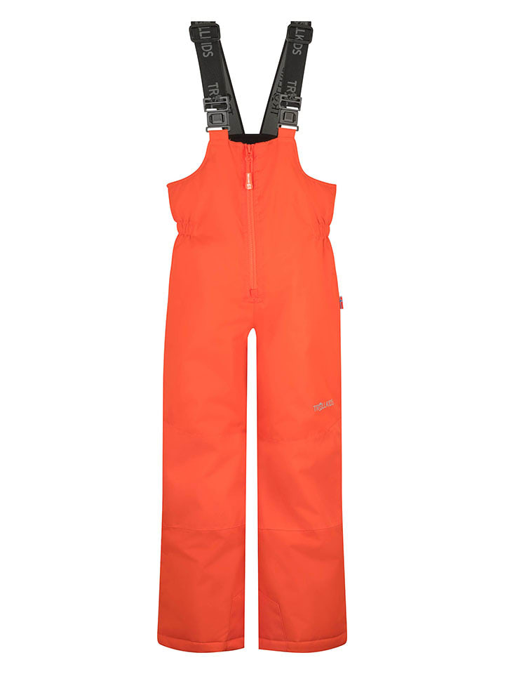Trollkids Spodnie narciarskie "Nordkapp" w kolorze pomarańczowym rozmiar: 92