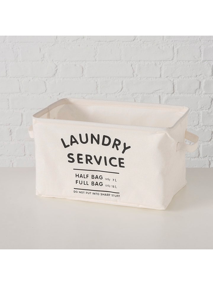 Boltze Kosz "Laundy" w kolorze beżowym na pranie - 35,5 x 21 x 22,5 cm rozmiar: onesize