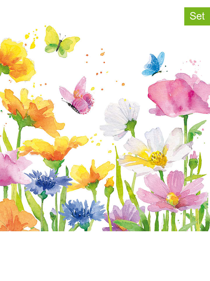 ppd Serwetki (40 szt.) "Happy Spring" ze wzorem rozmiar: onesize