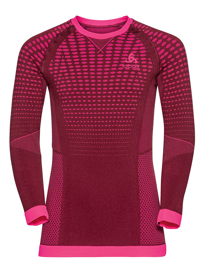 Odlo Podkoszulek funkcyjny "Performance Warm" w kolorze różowym rozmiar: 116-128