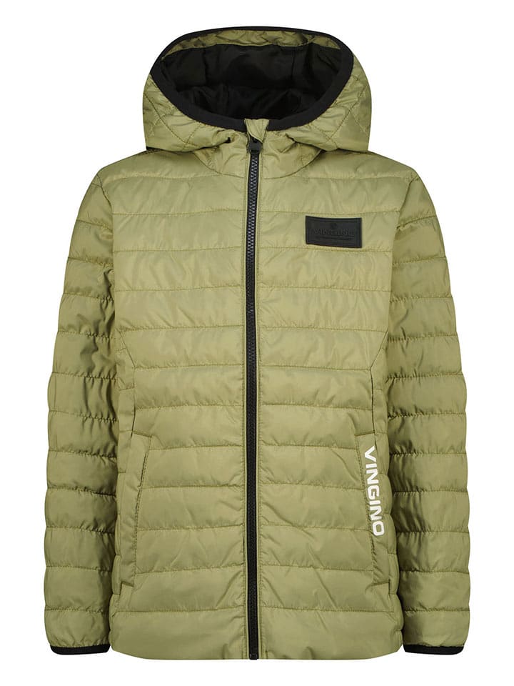 Vingino Kurtka pikowana "Tospo" w kolorze zielonym rozmiar: 140